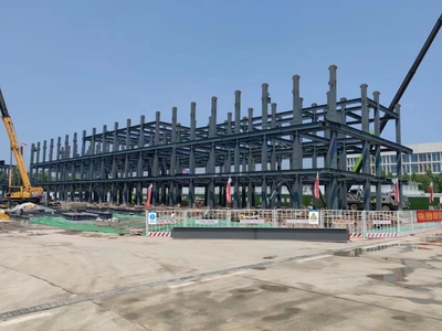裝配式建筑顯身手 濟寧上演十天建好三層樓的綠色建設奇跡